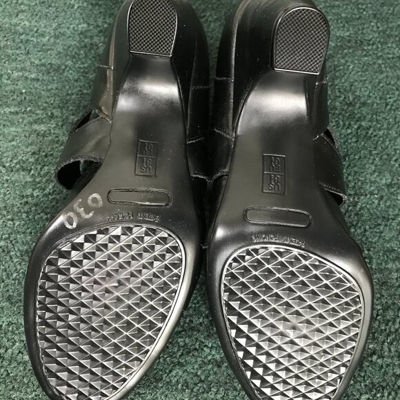 AEROSOLES Black Strappy Open Toe Heels - NEW - Picture 6 of 7